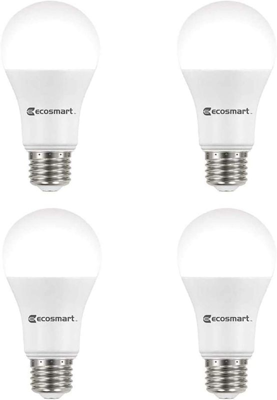 Photo 1 of 40W LED Light Bulbs | A19 | Soft White | 4-Pack
**USED** **MISSING 2 LIGHTBULBS**