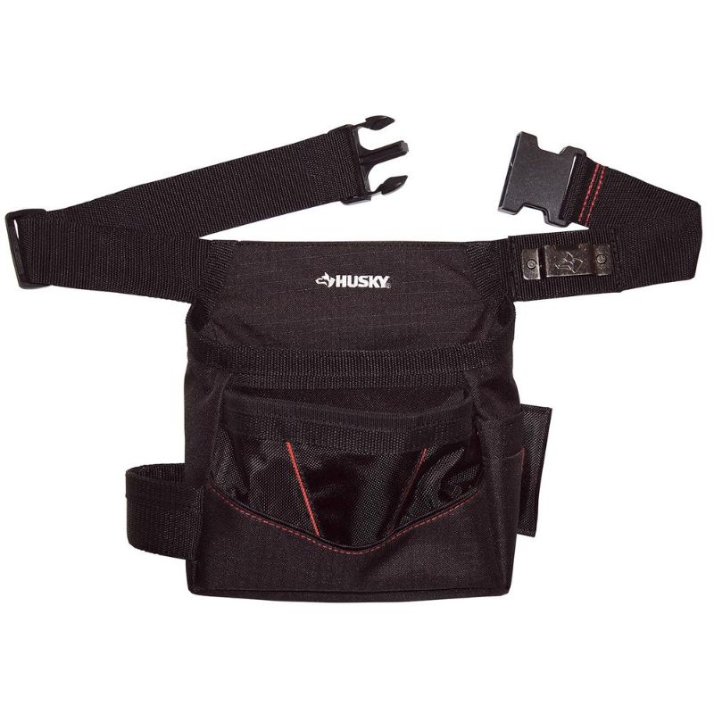 Photo 1 of 6-Pocket Black Tool Belt Pouch
