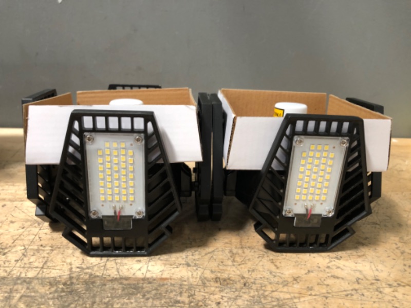 Photo 1 of  2- Pack LED garage light 