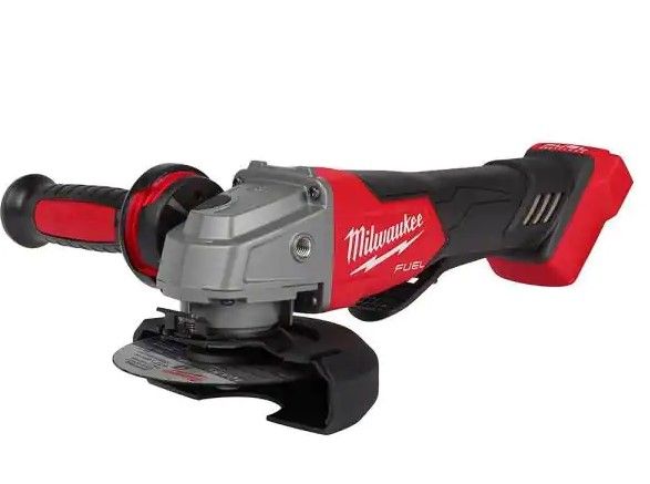 Photo 1 of 
Milwaukee
M18 FUEL 18V Lithium-Ion Brushless Cordless 4-1/2 in./5 in. Grinder w/Paddle Switch (Tool-Only)