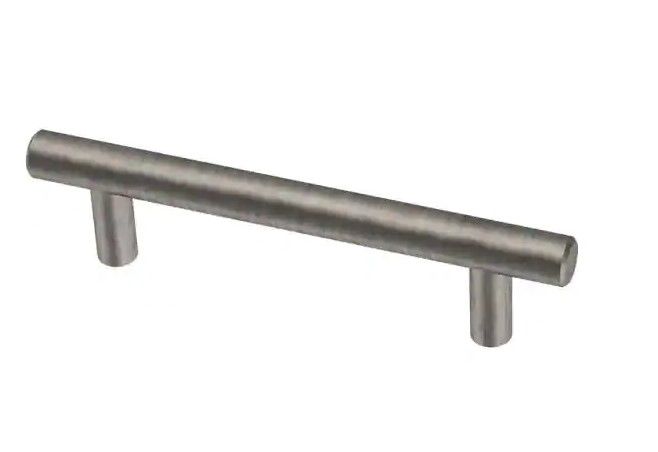 Photo 1 of 12 pack  - Liberty
3-3/4 in. (96 mm) Center-to-Center Heirloom Silver Bar Drawer Pull