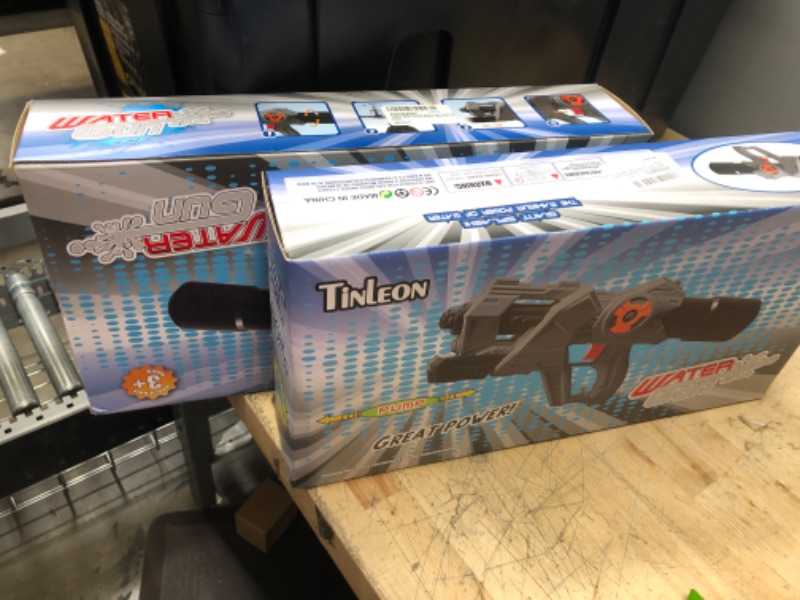 Photo 2 of 2 pack - Tinleon Water Guns for Kids Adults, Squirt Gun 1620cc, Water Shooter Blaster, Water Gun Long Range
