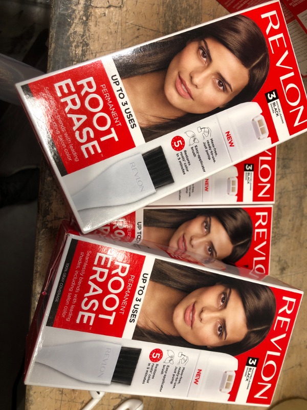 Photo 1 of *read comment* 4 pack - Root Erase Permanent Hair Color, Black