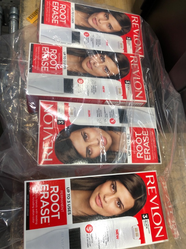 Photo 2 of * read below* 4 pack - Root Erase Permanent Hair Color, Black (Pack of 2)
