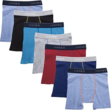 Photo 1 of Hanes Boys' 7-Pack Comfort Flex Waistband Boxer Briefs
X-Large