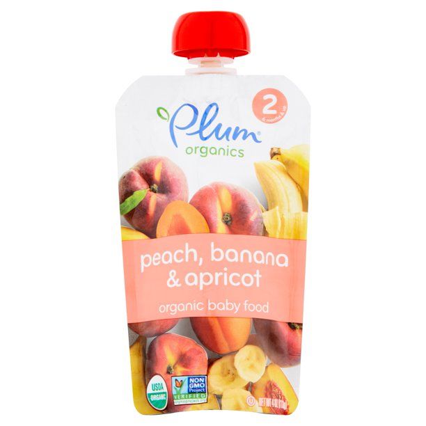 Photo 1 of *BEST BY-8/14/22*
Plum Organics Stage 2 Peach, Apricot & Banana Organic Baby Food, 4 oz, 6 count OF 2 PACK
