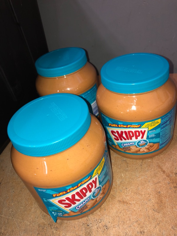 Photo 2 of *BEST BY-8/07/22*
SKIPPY Creamy Peanut Butter 64 oz 3PACK
