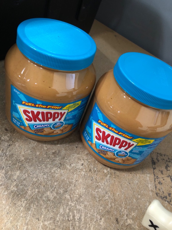 Photo 2 of *BEST BY-8/07/22* 
SKIPPY Creamy Peanut Butter 64 oz 2 PACK
