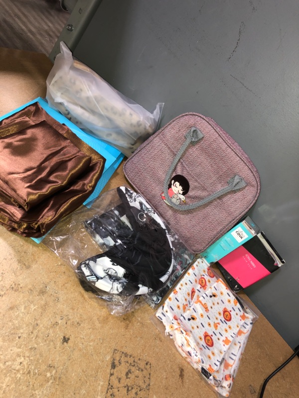 Photo 1 of *BUNDLE OF MIXED ITEMS-LUNCH BAD,LUNCH POUCH,FANNY PACK,PILLOW CASE,POPIT,SKIN CARE,HAIR CLIPS AND MORE*