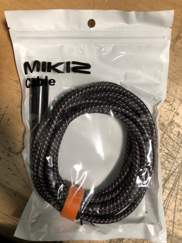 Photo 1 of MIKIZ 10Ft 1/4" TRS to XLR Male Balanced Cables Braided, 1-Pack
