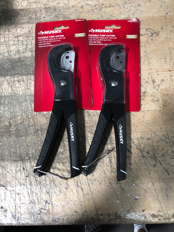 Photo 1 of ** SETS OF 2 **
Flexible Tube Cutter
Cuts up to 1-5/8" PEX and Vinyl. Cuts up to 3/4" PVC and CPVC.
