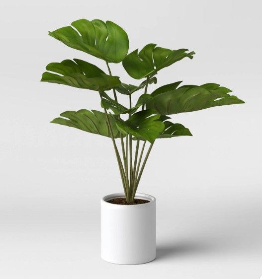 Photo 1 of ** SETS OF 2 **
21" x 23" Artificial Monstera Arrangement in Ceramic Pot - Project 62™

