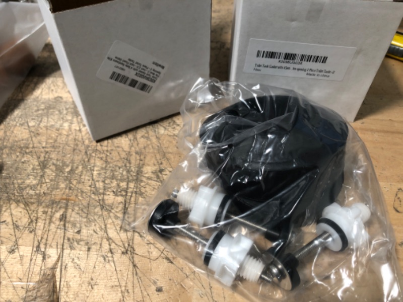 Photo 1 of ** SETS OF 2 **
TOILET REPAIR KIT TOILET TANK TO BOWL GASKETS INCLUDES 2 STAINLESS STEEL HARDWARE TANK KIT FIT MOST 2"/2.5" FLUSH VALVE FOR TOILET TANK GASKET
