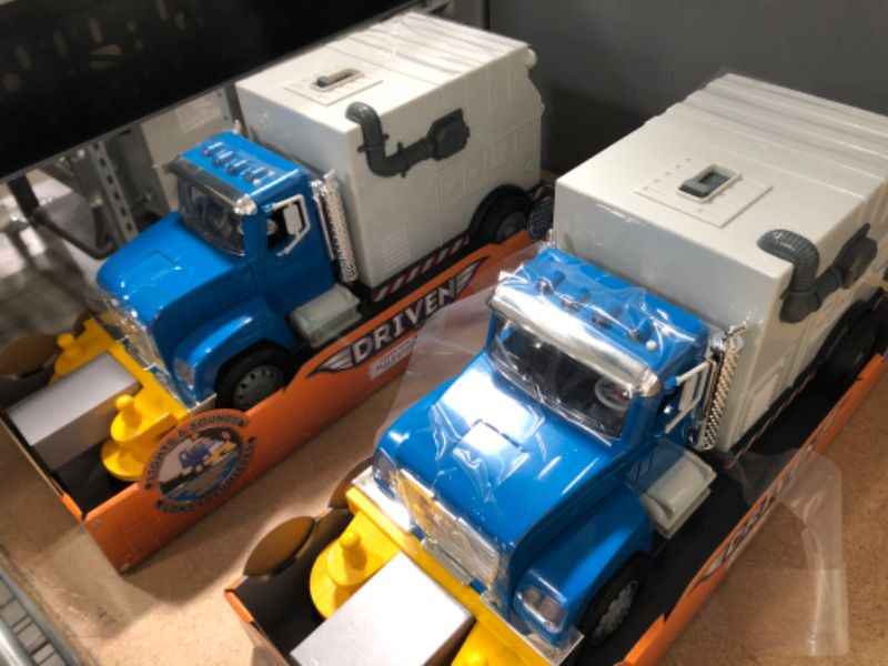 Photo 2 of DRIVEN – Large Toy Truck with Movable Parts – Street Sweeper pack of 2.