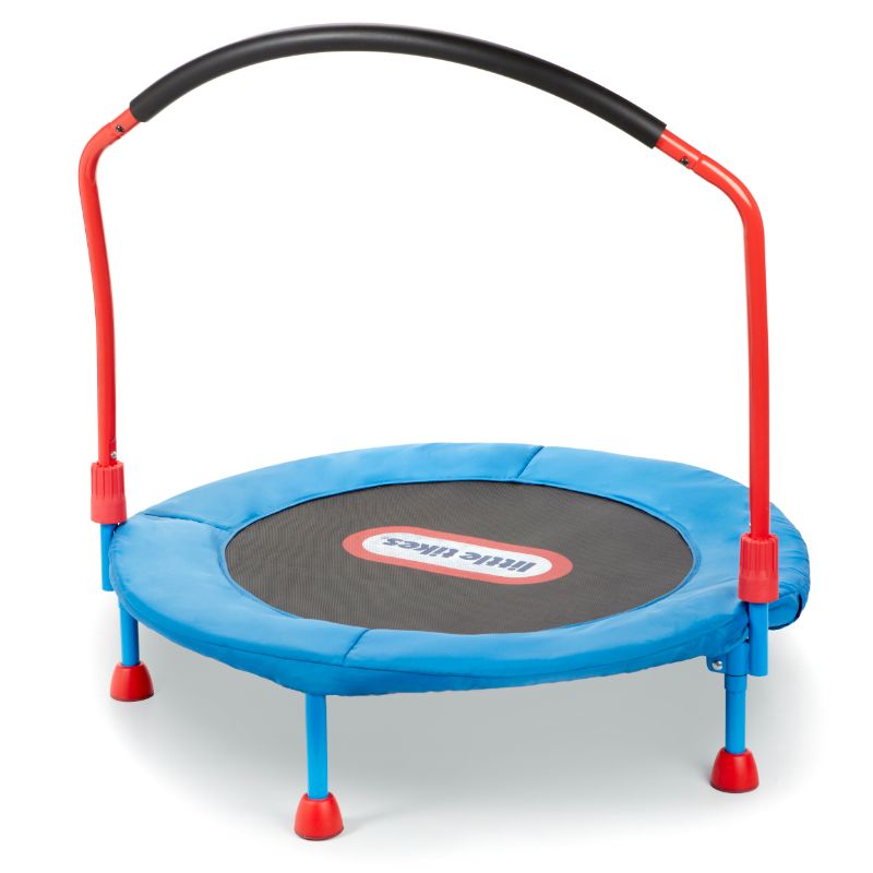Photo 1 of ***DAMAGED***
Little Tikes Easy Store 3-Foot Trampoline with Hand Rail Blue
