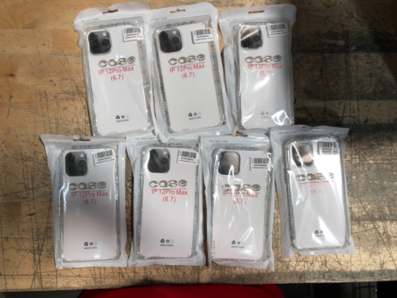 Photo 1 of BUNDLE OF ASSORTED IPHONE 12 PRO MAX CASES - PACK OF 7 