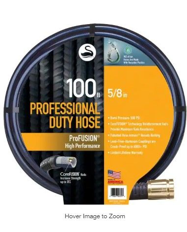 Photo 1 of 
Swan
PROScape 5/8 in. x 100 ft. Heavy Duty Garden Hose
