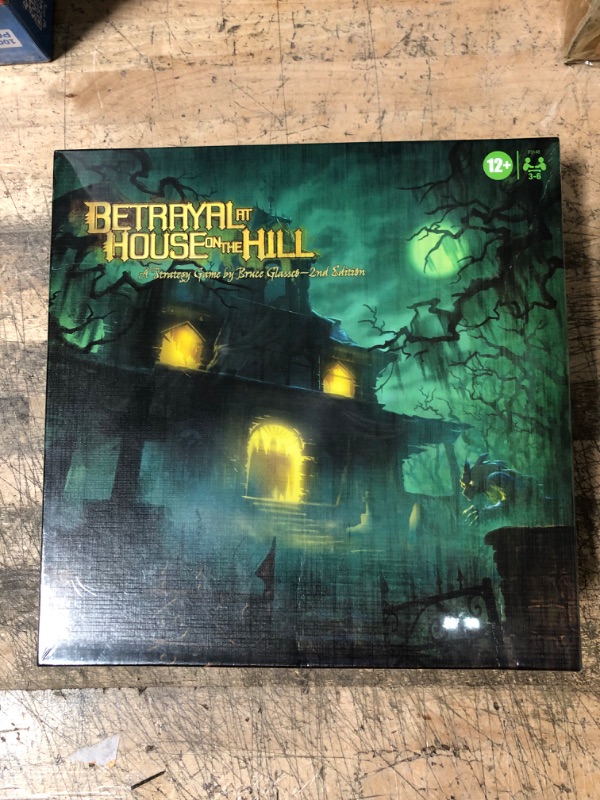 Photo 1 of Hasbro Gaming Avalon Hill Betrayal at The House on The Hill Second Edition Cooperative Board Game, Ages 12 and Up, 3-6 Players, 50 Chilling Scenarios