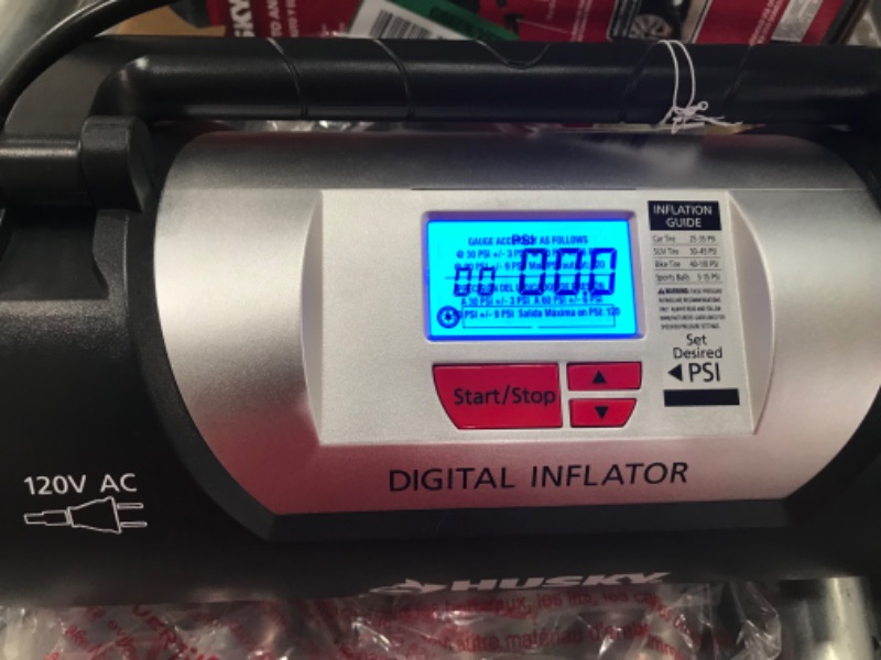 Photo 6 of Husky
12/120 Volt Auto and Home Inflator