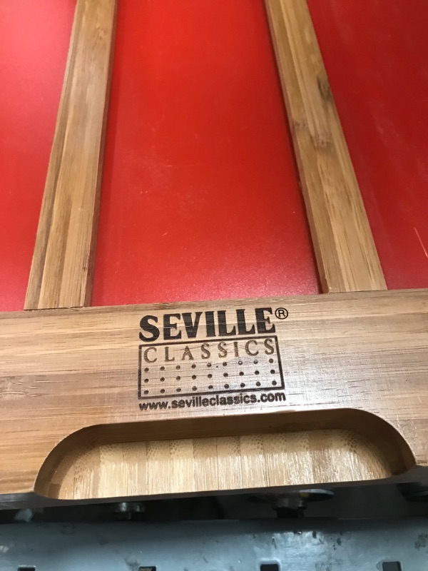 Photo 6 of ***DAMAGED***
Seville Classics Bamboo Wood Cutting Board 7 Color-Coded Flexible Mats