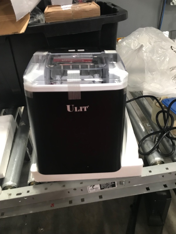 Photo 2 of ULIT Portable Ice Maker,Ice Maker Black 