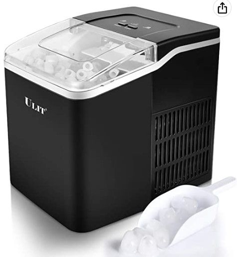 Photo 1 of ULIT Portable Ice Maker,Ice Maker Black 