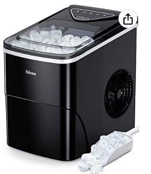 Photo 1 of Silonn Ice Makers Countertop Black 