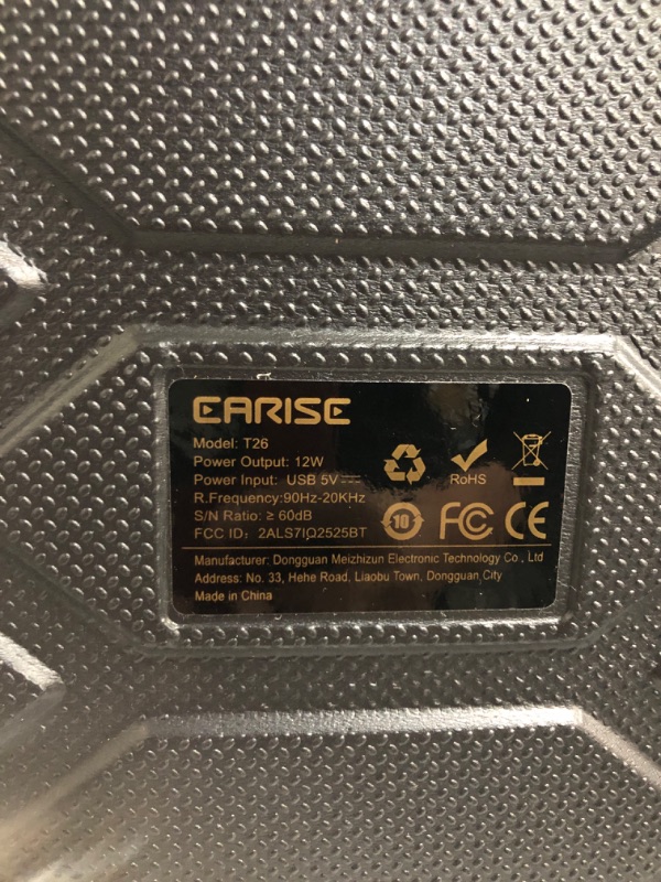 Photo 4 of EARISE T26 Portable Bluetooth Speaker + Wireless Microphone. PA System Karaoke