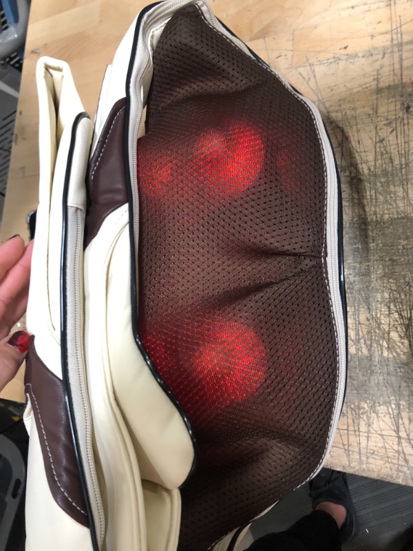 Photo 1 of HUIFAN Shiatsu Neck & Back Massager with Heat Handheld Deep Tissue Muscle Massager for Car and Home Use
