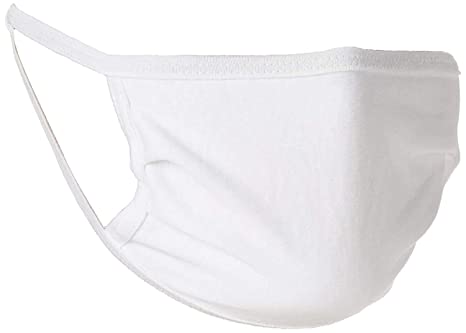 Photo 1 of white cotton masks one size 75 pack 