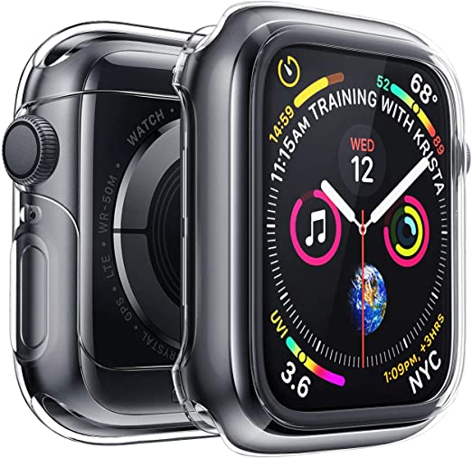 Photo 1 of 3PK-Penom Case for Apple Watch Screen Protector Series 3 2 1 42mm, Ultra Thin Clear iWatch 42mm Screen Protector with Full Protection TPU Cover
