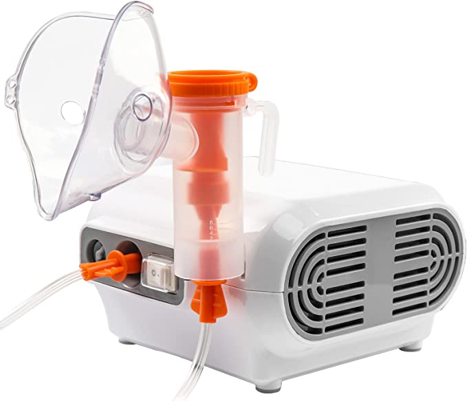 Photo 1 of Nebulizer Machine for Adults and Kids, Portable Air Compressor Nebulizers Machine for Breathing Problems, Personal Cool Mist Steam Inhaler with 1 Set Accessory
