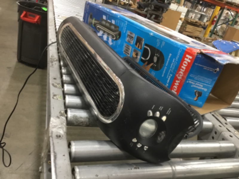 Photo 1 of Honeywell HYF048 Fresh Breeze Tower Fan with Remote Control and Programmable Thermostat, Timer Shut-Off Function & Dust Filter, Black **Nonfunctional Parts Only**