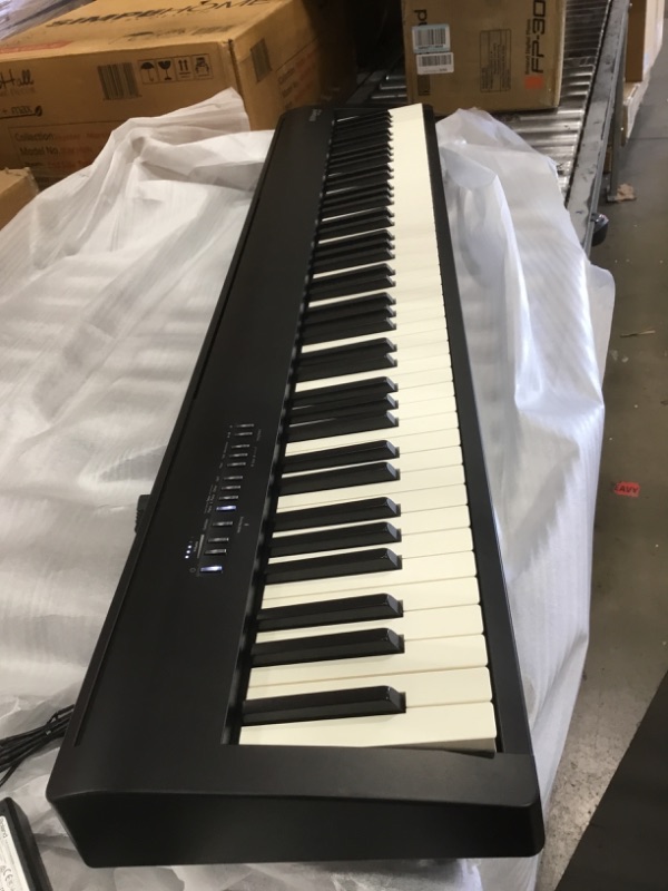 Photo 3 of Roland FP-30X Digital Piano with Built-in Powerful Amplifier and Stereo Speakers. Rich Tone and Authentic Ivory 88-Note PHA-4 Keyboard for unrivalled Acoustic Feel and Sound. (FP-30X-BK), Black