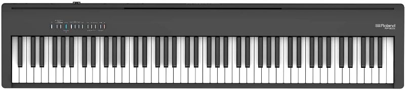 Photo 1 of Roland FP-30X Digital Piano with Built-in Powerful Amplifier and Stereo Speakers. Rich Tone and Authentic Ivory 88-Note PHA-4 Keyboard for unrivalled Acoustic Feel and Sound. (FP-30X-BK), Black