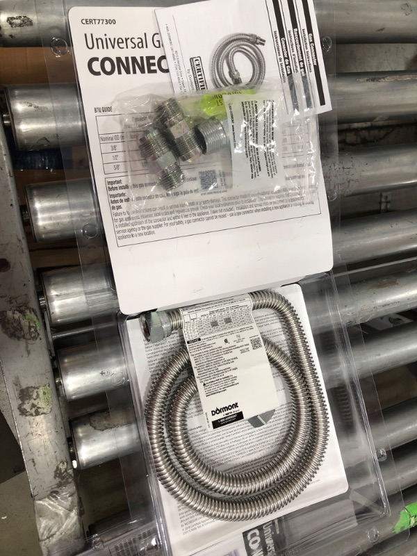 Photo 2 of 
CERTIFIED APPLIANCE ACCESSORIES
4 ft. Universal Gas Line Connector Kit