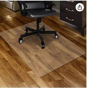 Photo 1 of Kuyal Clear Chair mat for Hard Floors Transparent Floor Mats Wood/Tile Protection Mat for Office & Home 