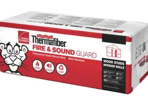 Photo 1 of 
Owens Corning
15 in. x 47 in. Thermafiber Fire and Sound Guard Unfaced Mineral Wool Insulation Batt