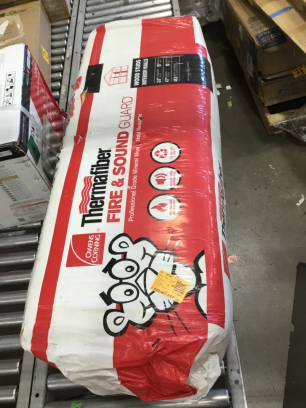 Photo 2 of 
Owens Corning
15 in. x 47 in. Thermafiber Fire and Sound Guard Unfaced Mineral Wool Insulation Batt