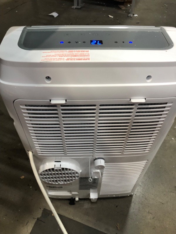 Photo 4 of ***INCOMPLETE*** BLACK+DECKER 8,000 BTU Portable Air Conditioner with Remote Control, White
