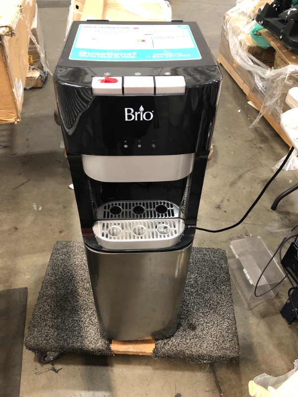 Photo 2 of ***PARTS ONLY*** Brio Bottom Loading Water Cooler Water Dispenser – Essential Series - 3 Temperature Settings - Hot, Cold & Cool Water - UL/Energy Star Approved
