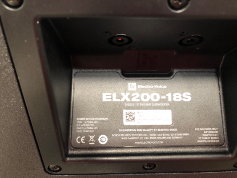 Photo 2 of Electro-Voice ELX200-18S 18" 1600W Passive Subwoofer
