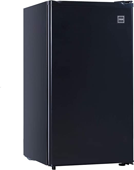 Photo 1 of RCA RFR321-B-Black-COM RFR321-BLACK Mini Refrigerator, 3.2 Cu Ft Fridge, Black, CU.FT
