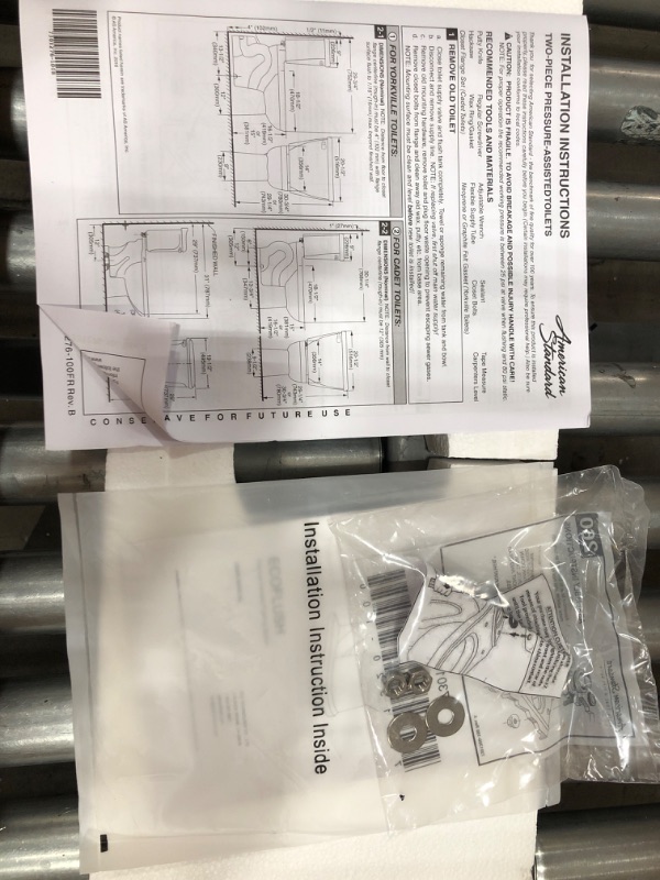 Photo 4 of American Standard White 1.6-GPF Single-Flush Toilet Tank