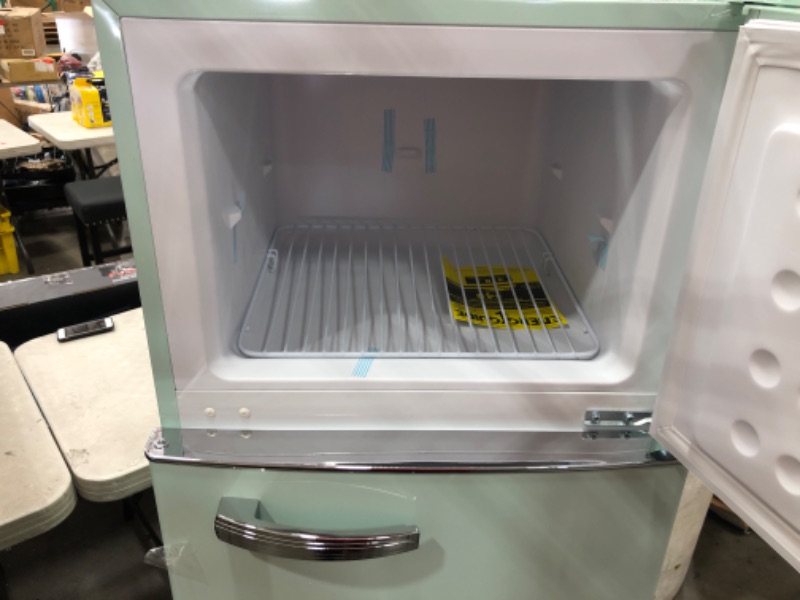 Photo 1 of Frigidaire EFR753-MINT 2 Door Apartment Size Refrigerator with Freezer, 7.5 Cu Ft, Retro, Mint
