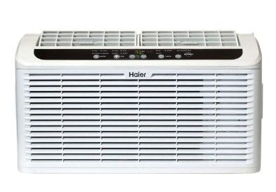 Photo 1 of Haier ESAQ406TZ 22" Window Air Conditioner 6000 BTU; 200 CFM; 250 sq. ft. Cooling Area; 3 Cooling Speeds; 4 Ways Air Directions; Sleep Mode; Quiet Operation; Remote Control; 24 Hour Timer; in White
