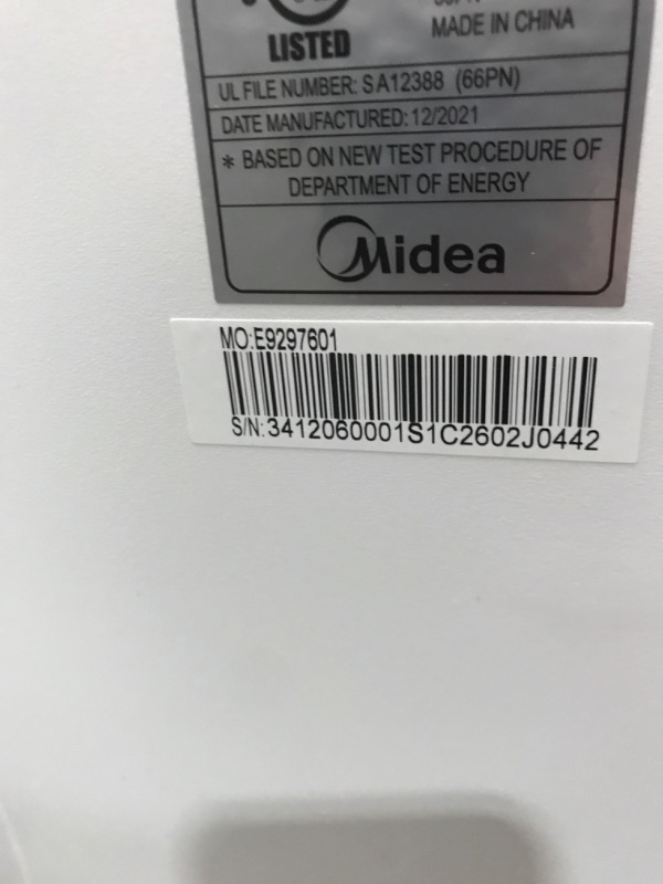 Photo 1 of Midea 8,000 BTU ASHRAE (5,300 BTU SACC) Portable Air Conditioner, Cools up to 175 Sq. Ft., Works as Dehumidifier & Fan, Remote Control & Window Kit Included
