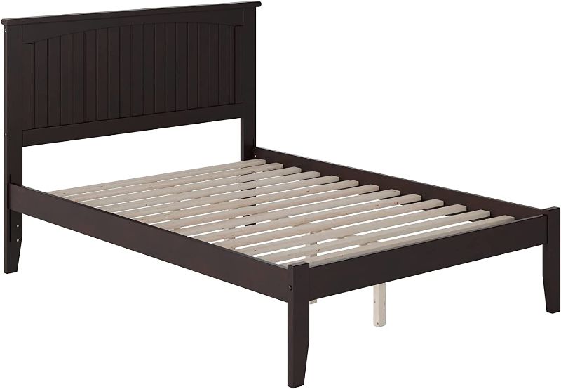 Photo 1 of **bed slats only** Incomplete (Parts only) - Atlantic Furniture Nantucket Platform Bed with Open Foot Board, Full, Espresso
