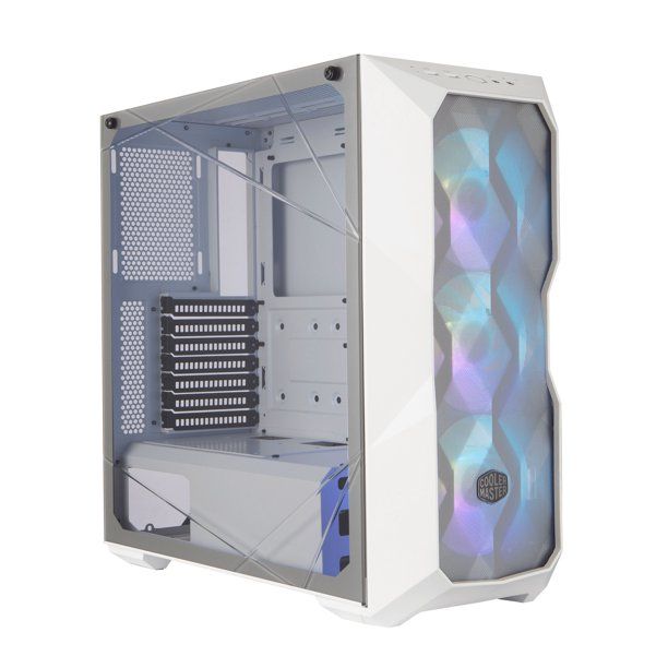 Photo 1 of Cooler Master MasterBox TD500 Mesh Airflow ATX Mid-Tower, White
