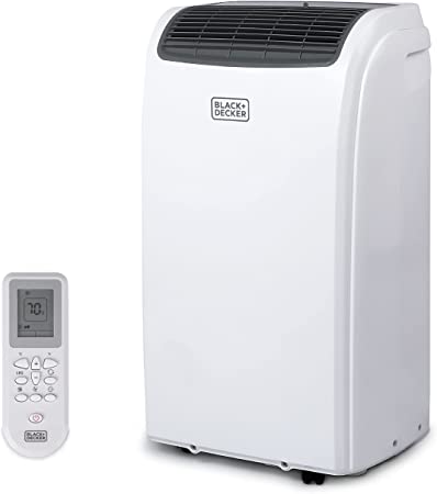 Photo 1 of BLACK+DECKER BPACT12WT Large Spaces Portable Air Conditioner, 12,000 BTU, White

-missing remote and hose , blows ice cold, damaged window accessory 